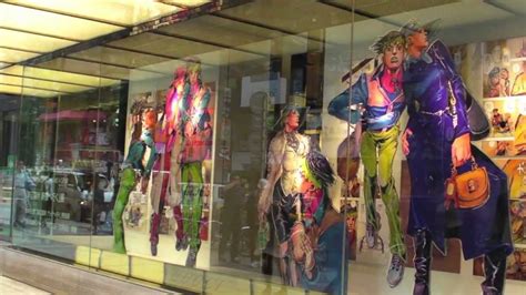 gucci jojo window displays.